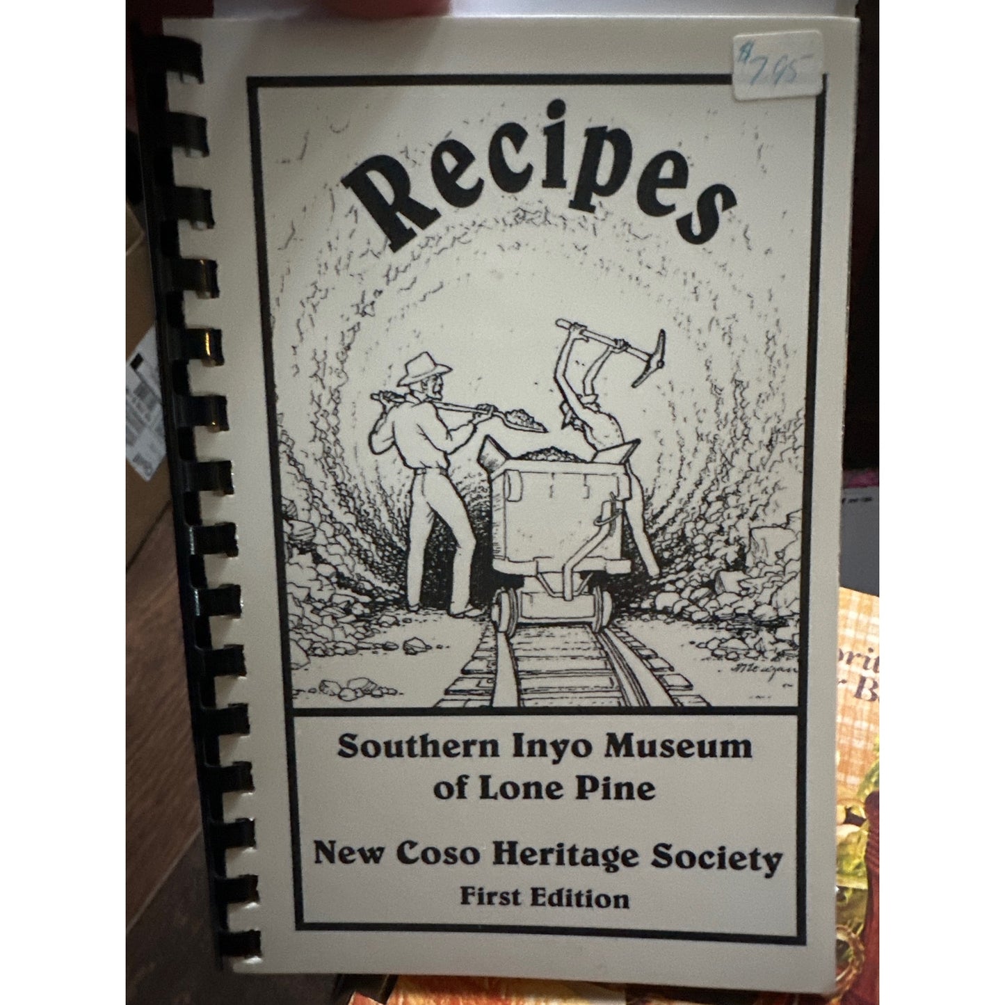 Southern Inyo Museum of Lone Pine New Coso Heritage Society cookbook