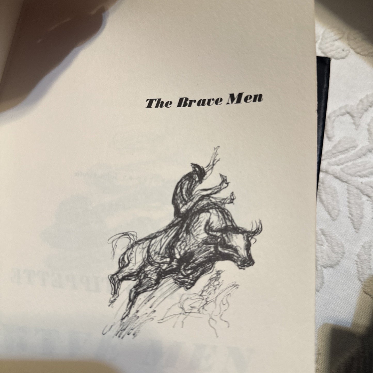 Giles Tippette~THE BRAVE MEN~1972 SIGNED 1ST/DJ Signed