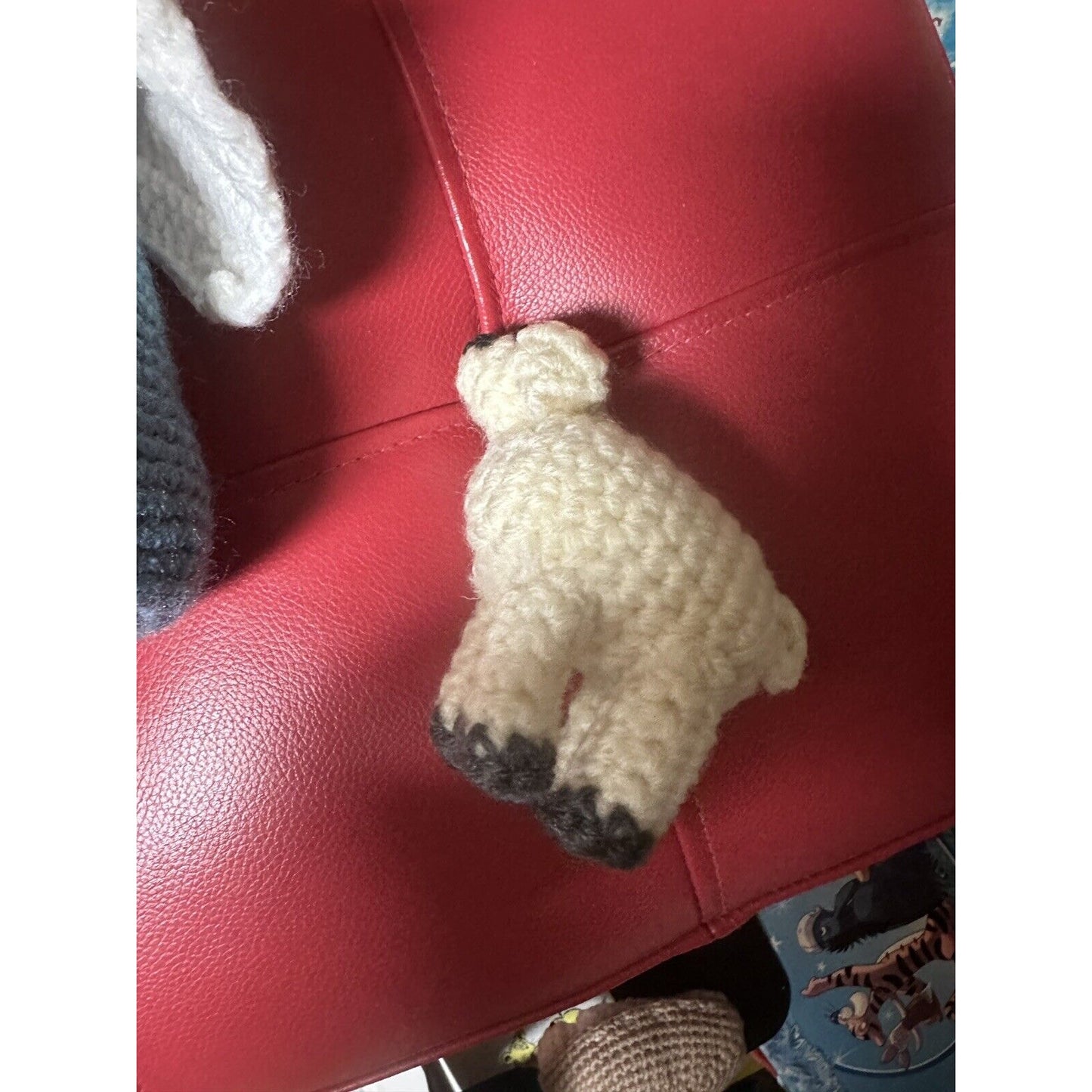 Handmaid Crocheted 4 Piece Nativity Set