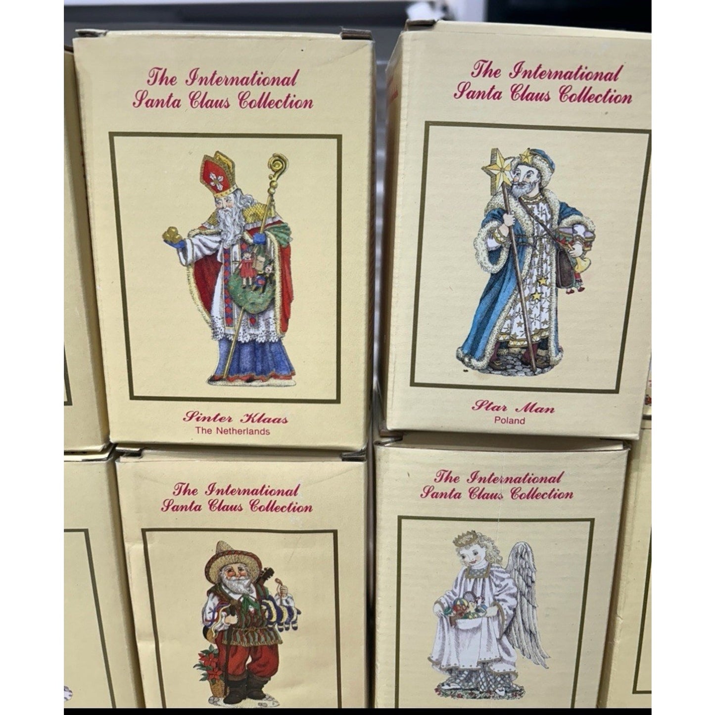 International Santa Claus collection of 16 Collectable Vintage Christmas