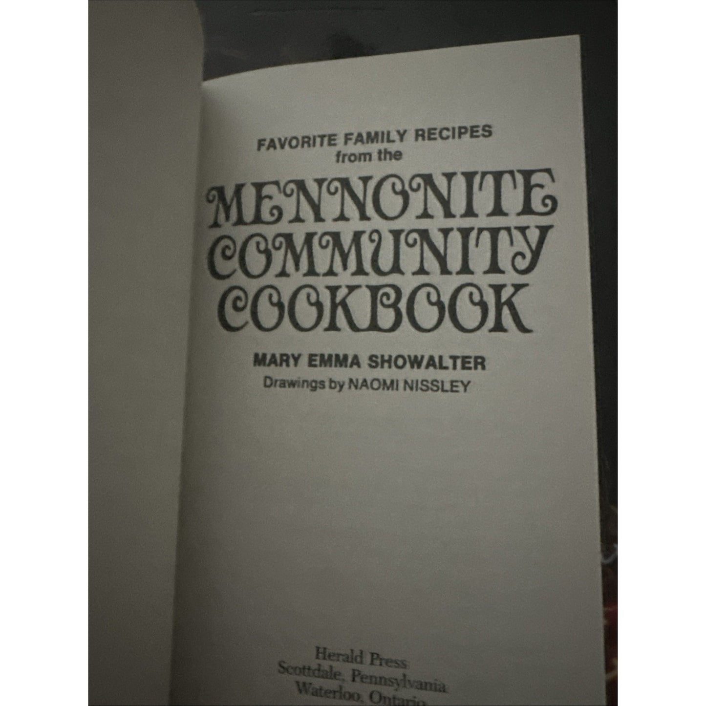 Favorite Family Recipes by Mary E. Showalter (1972, Paperback)