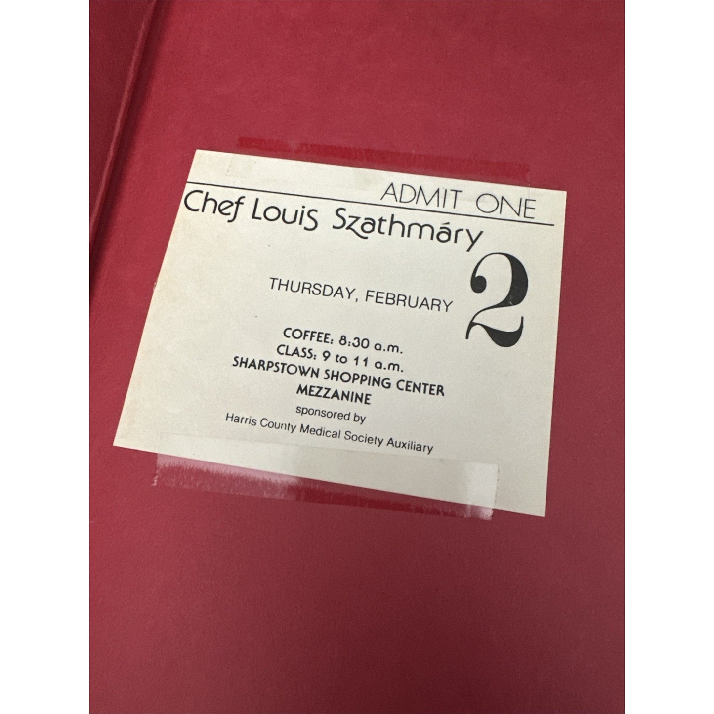 The Chef's Secret Cook Book Louis Szathmary Signed
