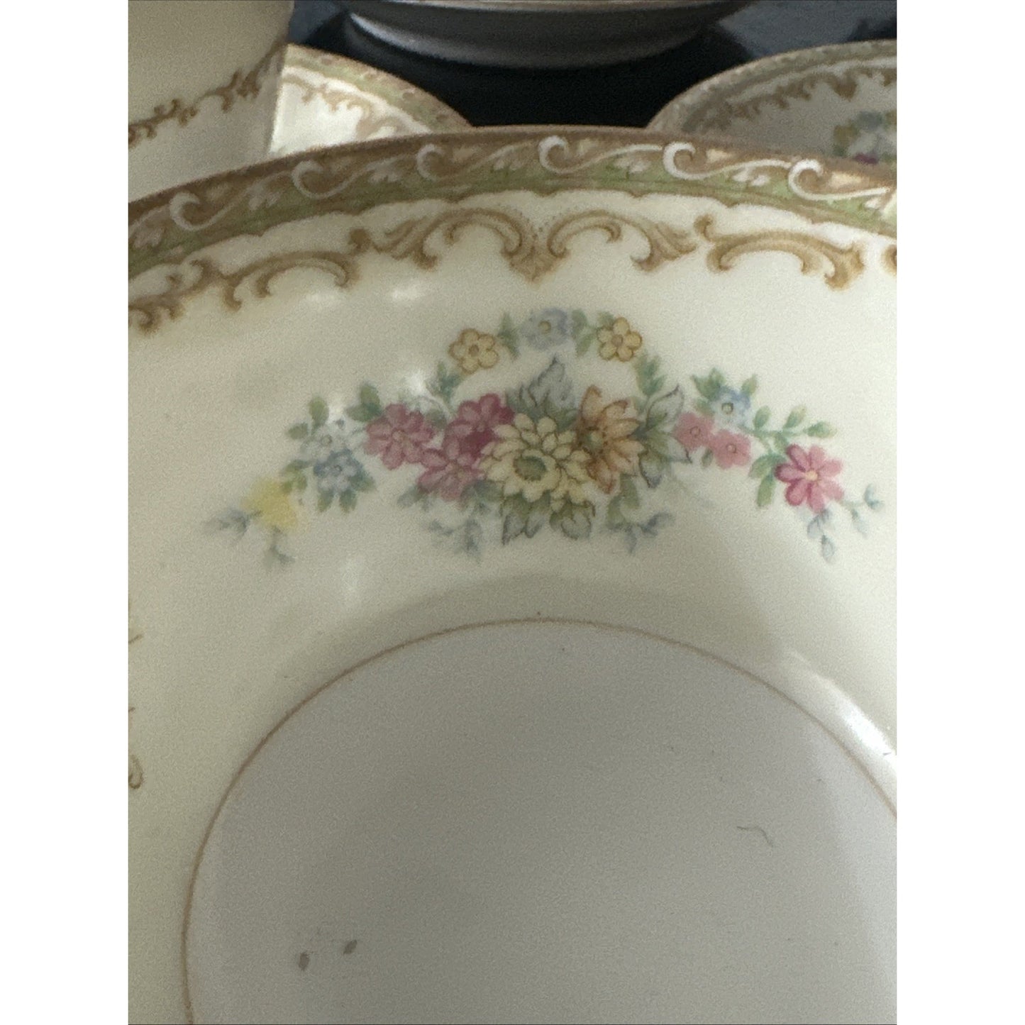 Noritake N128 Cup & Saucer 453402 4 Cups 5 Saucers