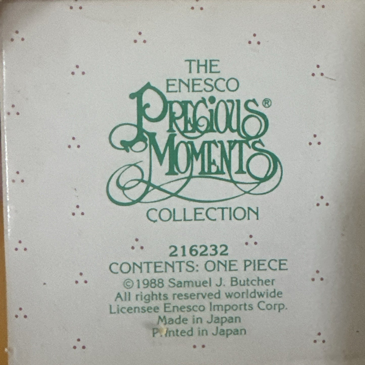 New PIECES ON EARTH Star Precious Moments Porcelain Sledding Ornament 216232