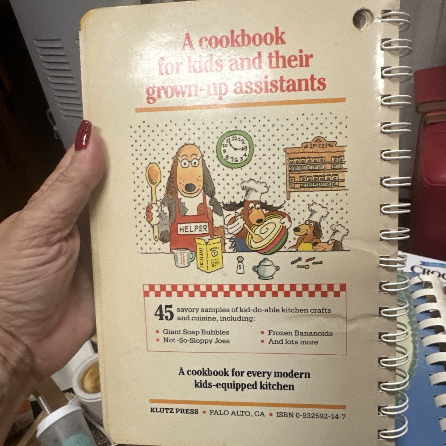 kids cooking-a very slightly messy manual by the edotors of klutz press