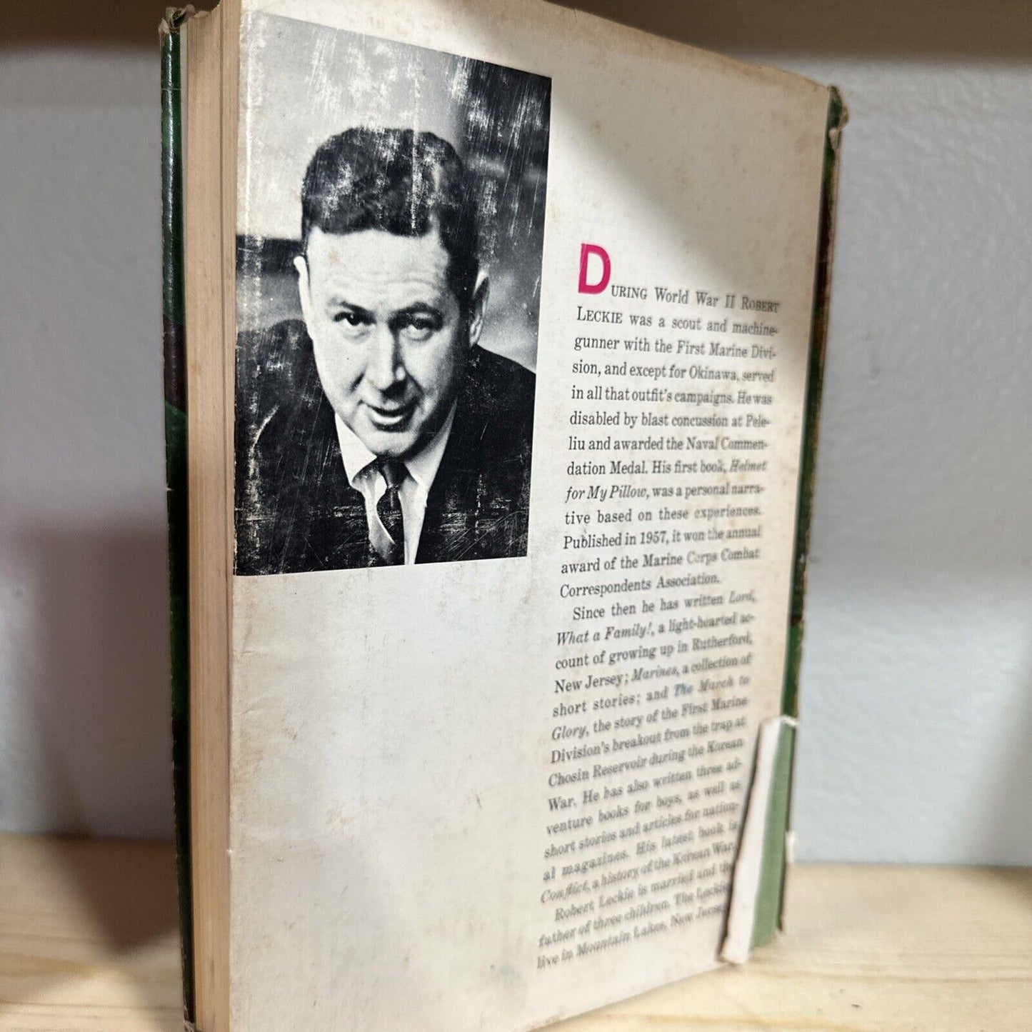 Strong Men Armed by Robert Leckie HC DJ 1962 Bonanza Books