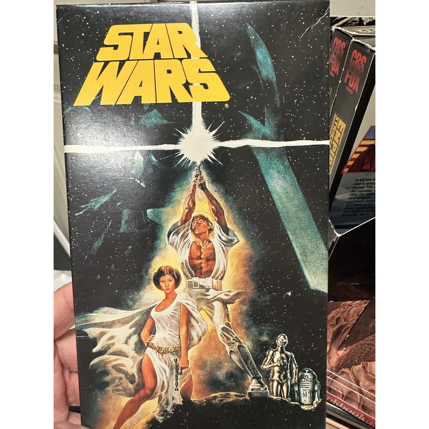 Star Wars Trilogy VHS Movies Return Of The Jedi_The Empire Strikes Back