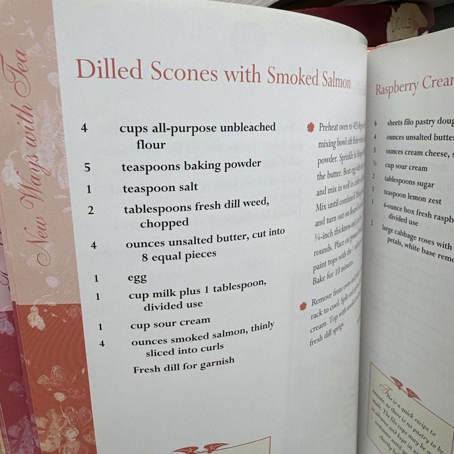 Tea Time Entertaining: A Collection of Tea Themes & Recipes by Snyder, Dolores