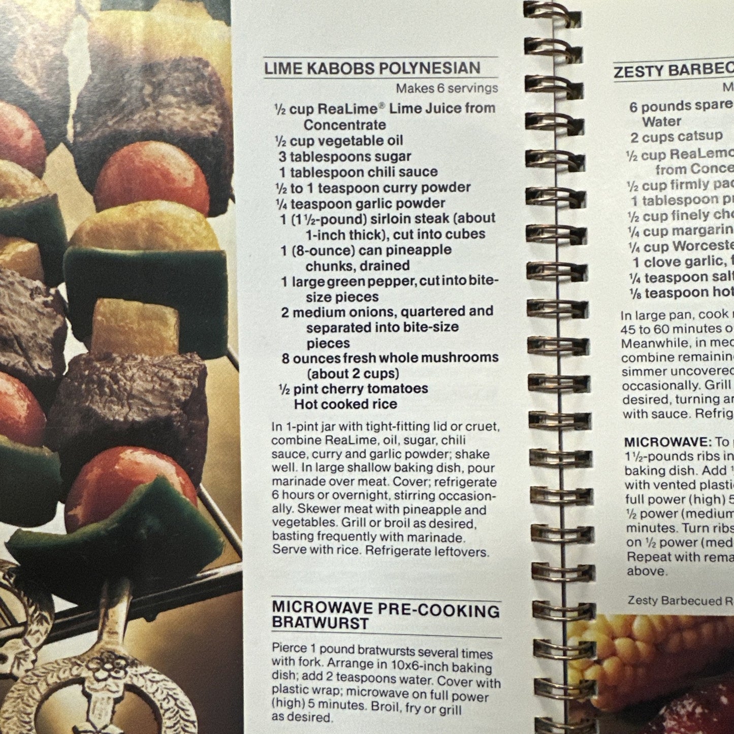 ReaLemon Recipe Collection Cookbook, Vintage, 1984, hardcover