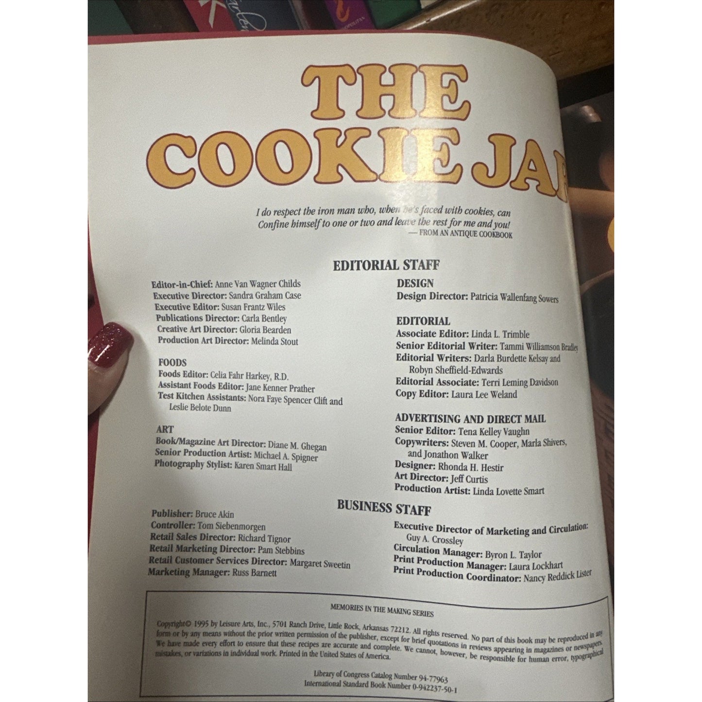 The Cookie Jar, Leisure Arts