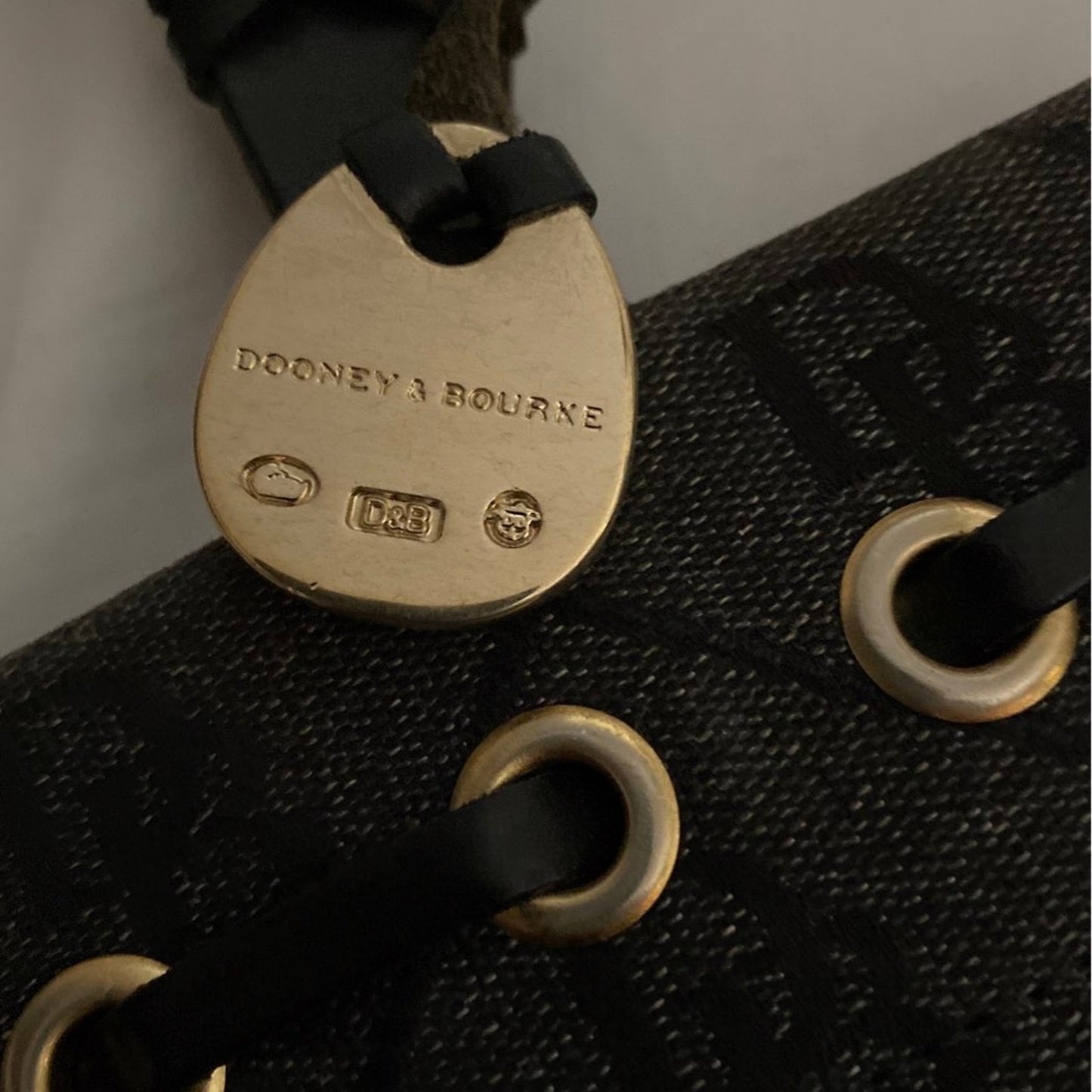 Dooney and Bourke Logo handbag bucket