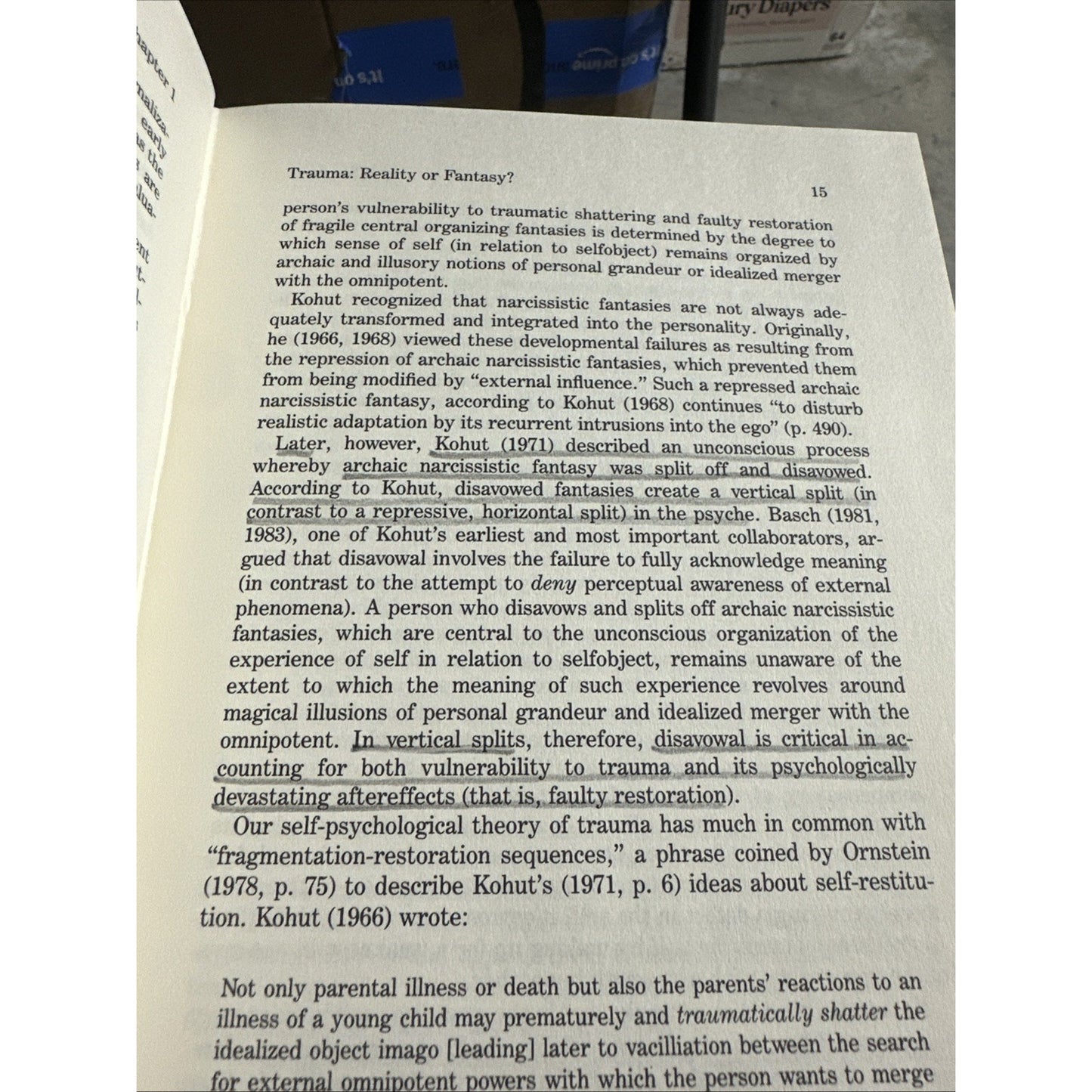 The Shattered Self: A Psychoanalytic Study of Trauma by Richard B Ulman