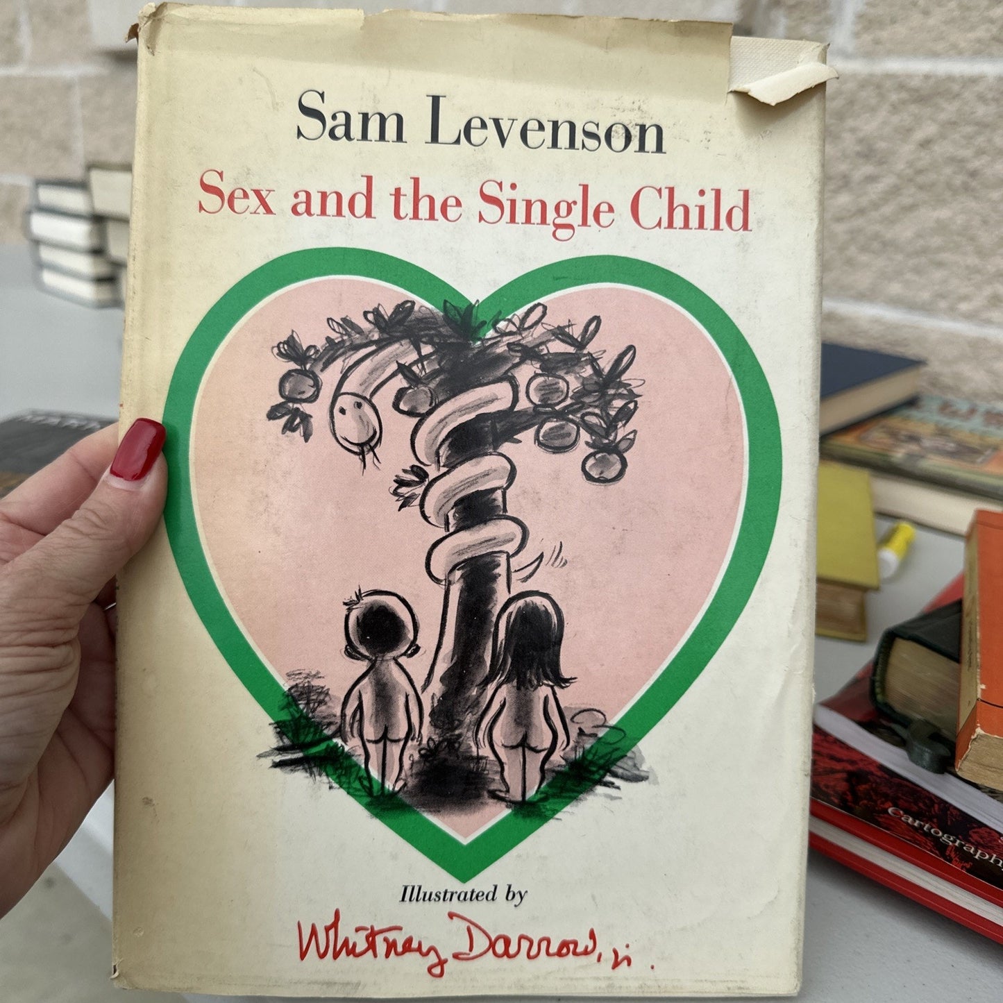 Vtg Book - Sex and the Single Child by Sam Levenson Hardcover Humor Illustrated