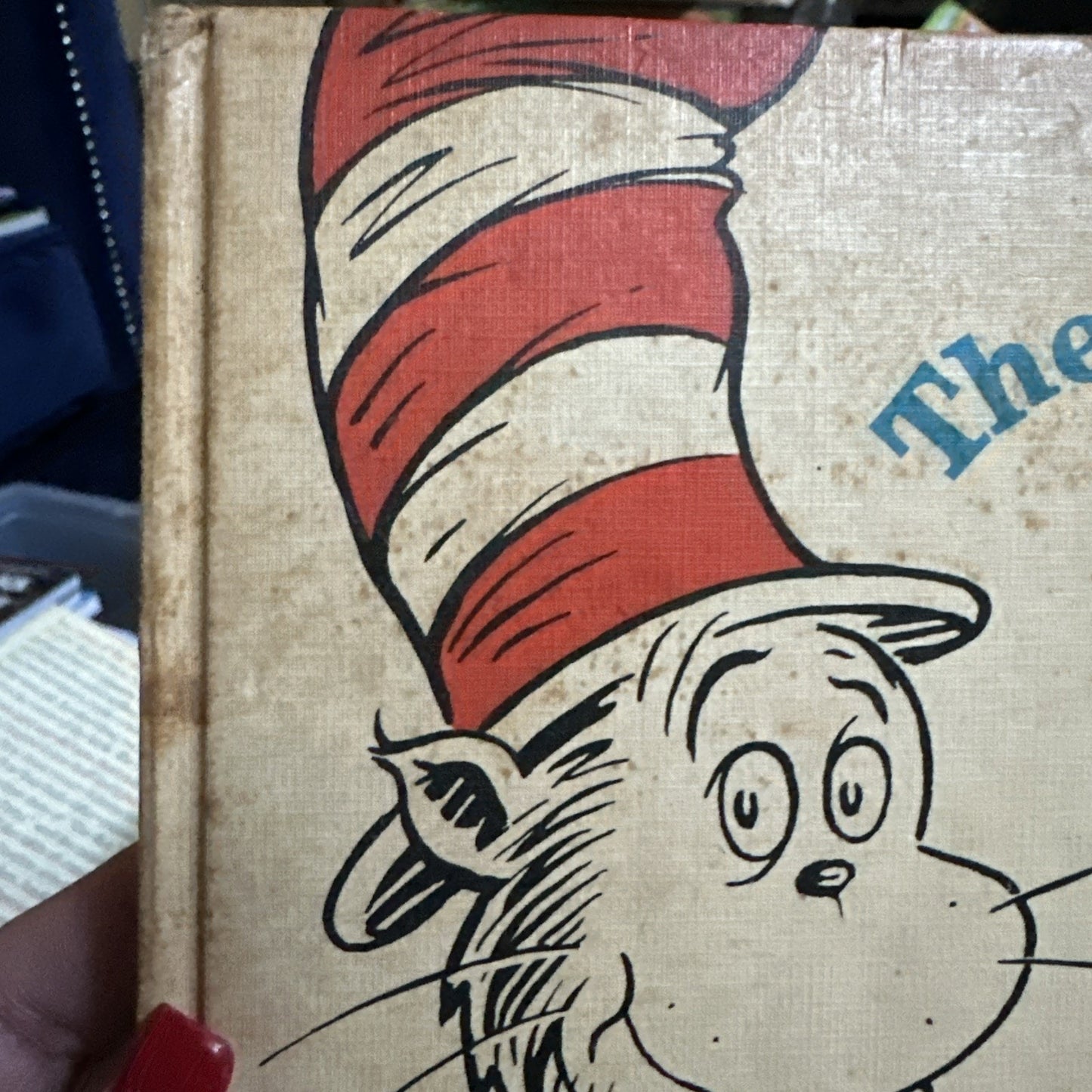 Vintage 1964 The Cat in the Hat Beginner Dictionary Book by P.D. Eastman