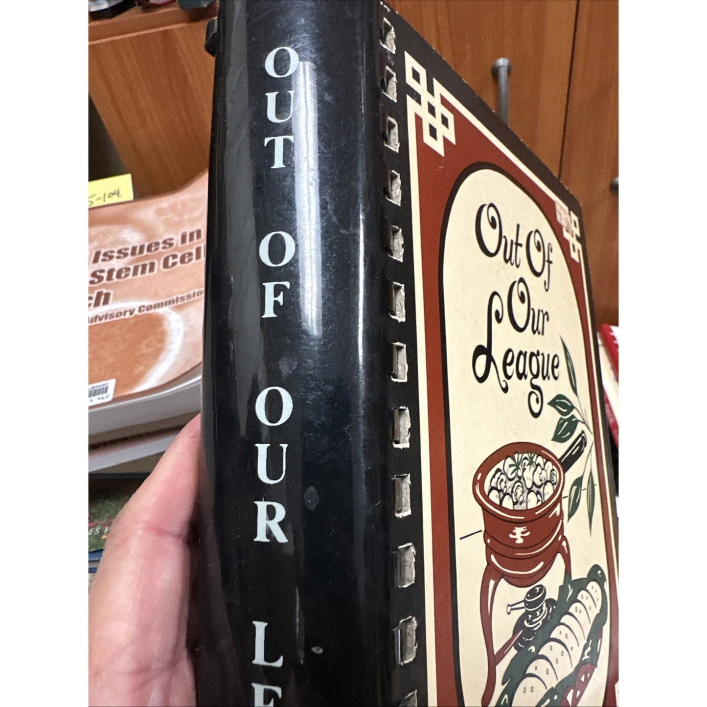Out Of Our League Hardcover Spiral Bound 1981 4th Printing