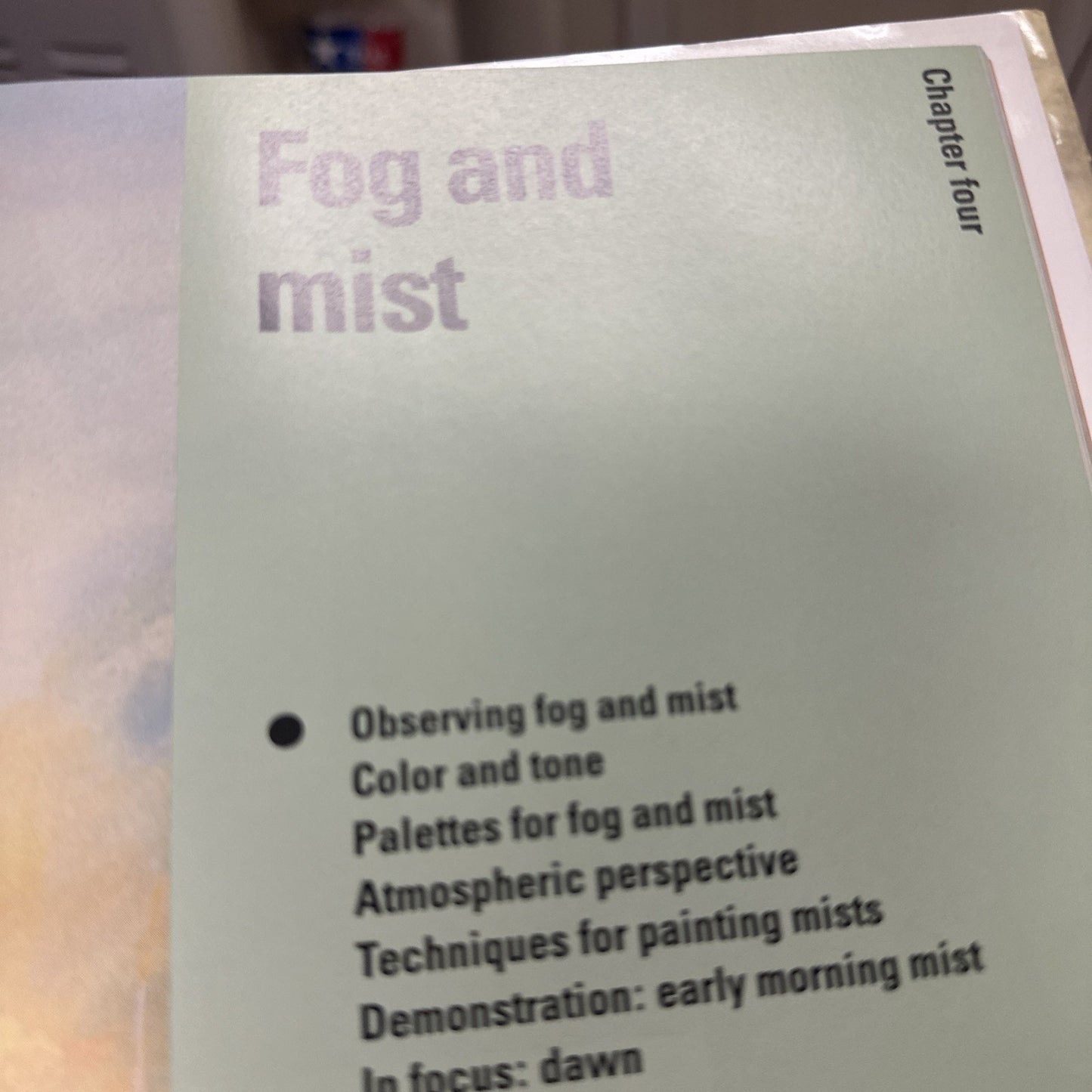 Painting the Effects of Weather