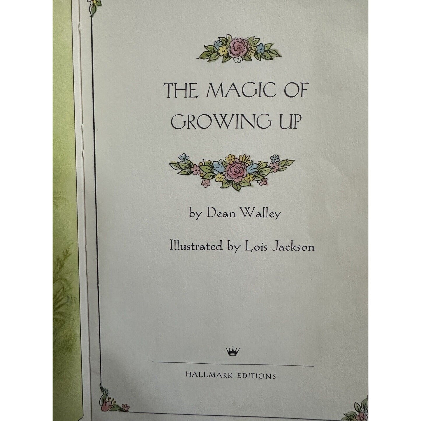 The Magic Of Growing Up By Dean Walley, Vintage Hallmark 1968