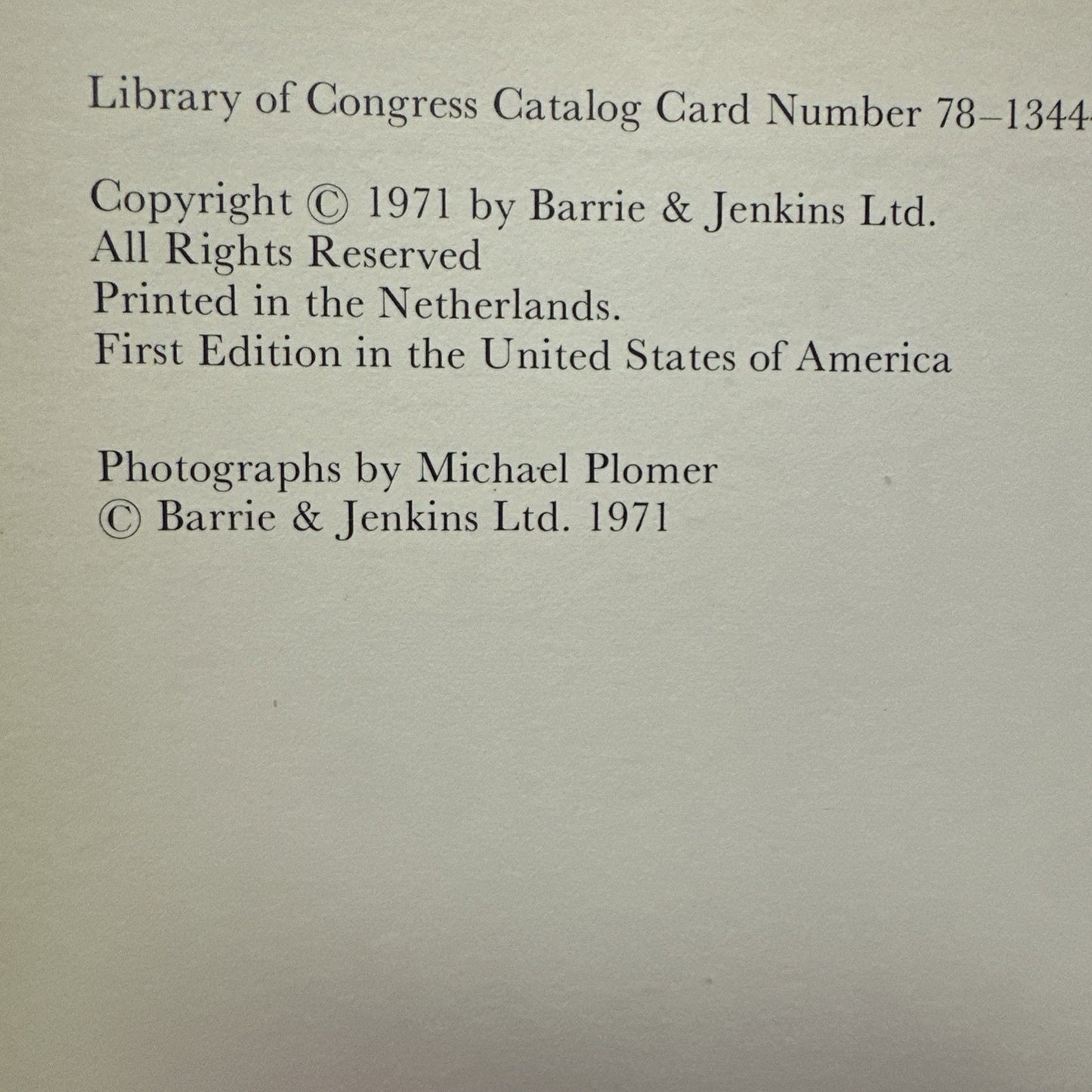 HARDBACK GOLD AND ENAMELWARE IN COLOR, Howard Ricketts, 1st edition, 1971