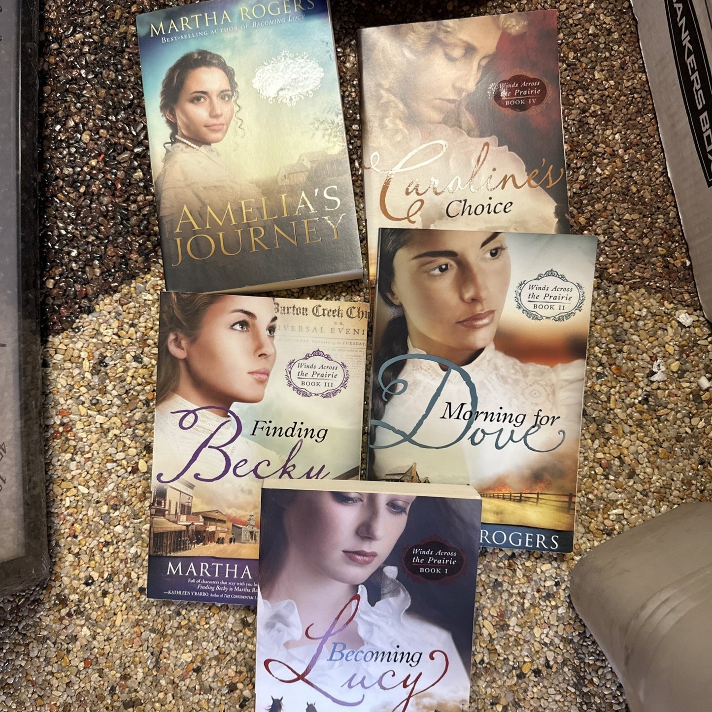 Complete Set Series - Lot of 4 Winds Across the Prairie books by Martha Rogers