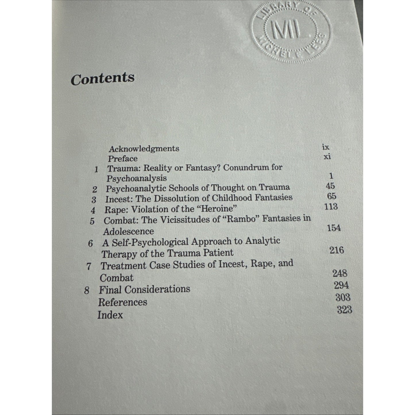 The Shattered Self: A Psychoanalytic Study of Trauma by Richard B Ulman