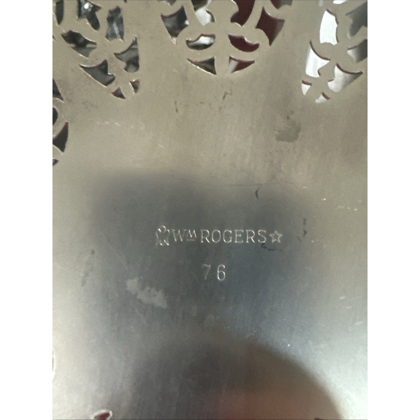 Trivet Silver Plated Footed WM Rogers 76 6.5” Vintage
