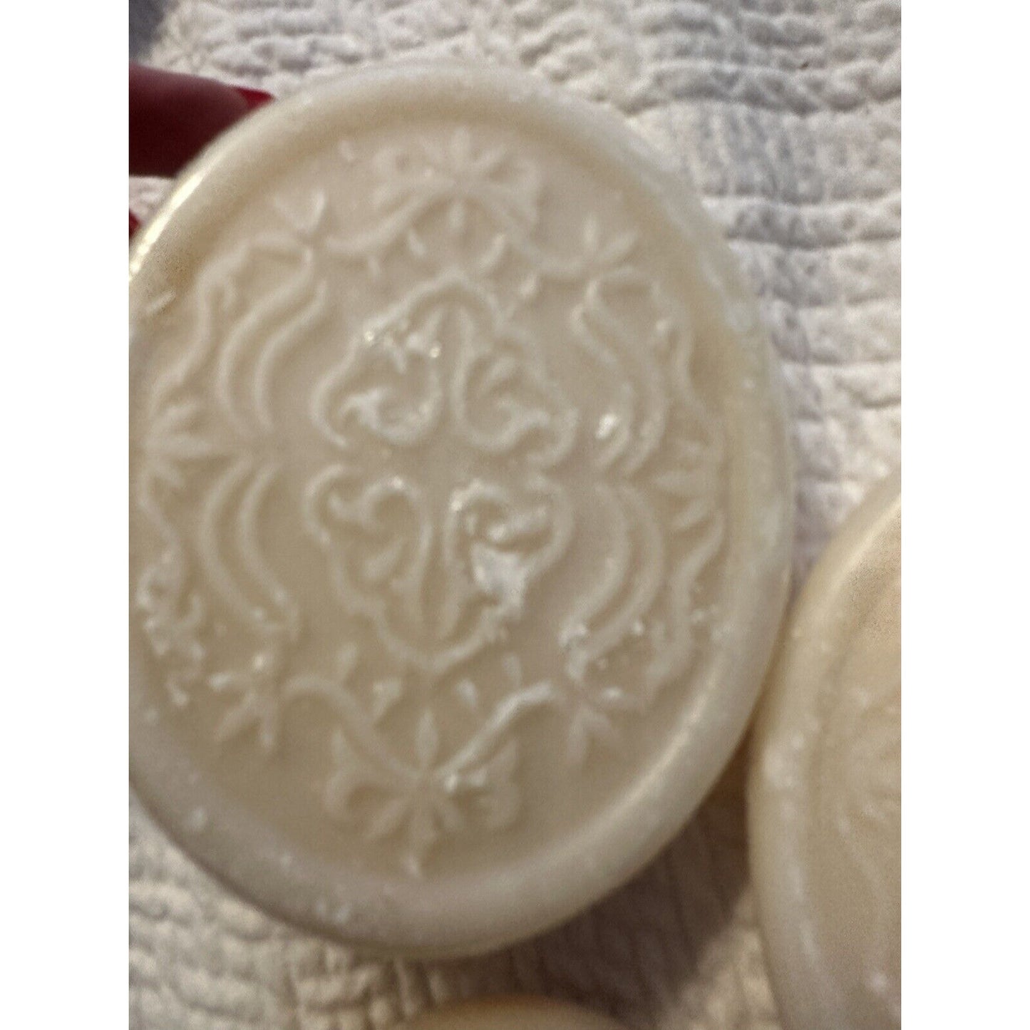 Made In France Set Of 3 Lavender Soaps 5.25oz Bathroom Soap Dish Hand Soap.