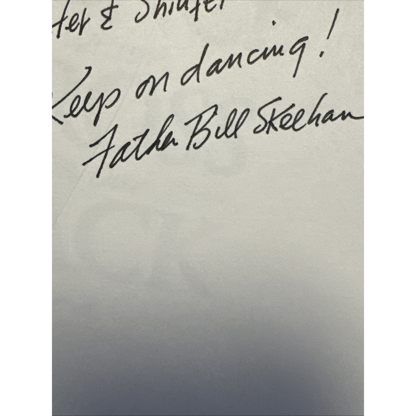 To Dance with a Cross on Our Back: Bill Skeehan Signed