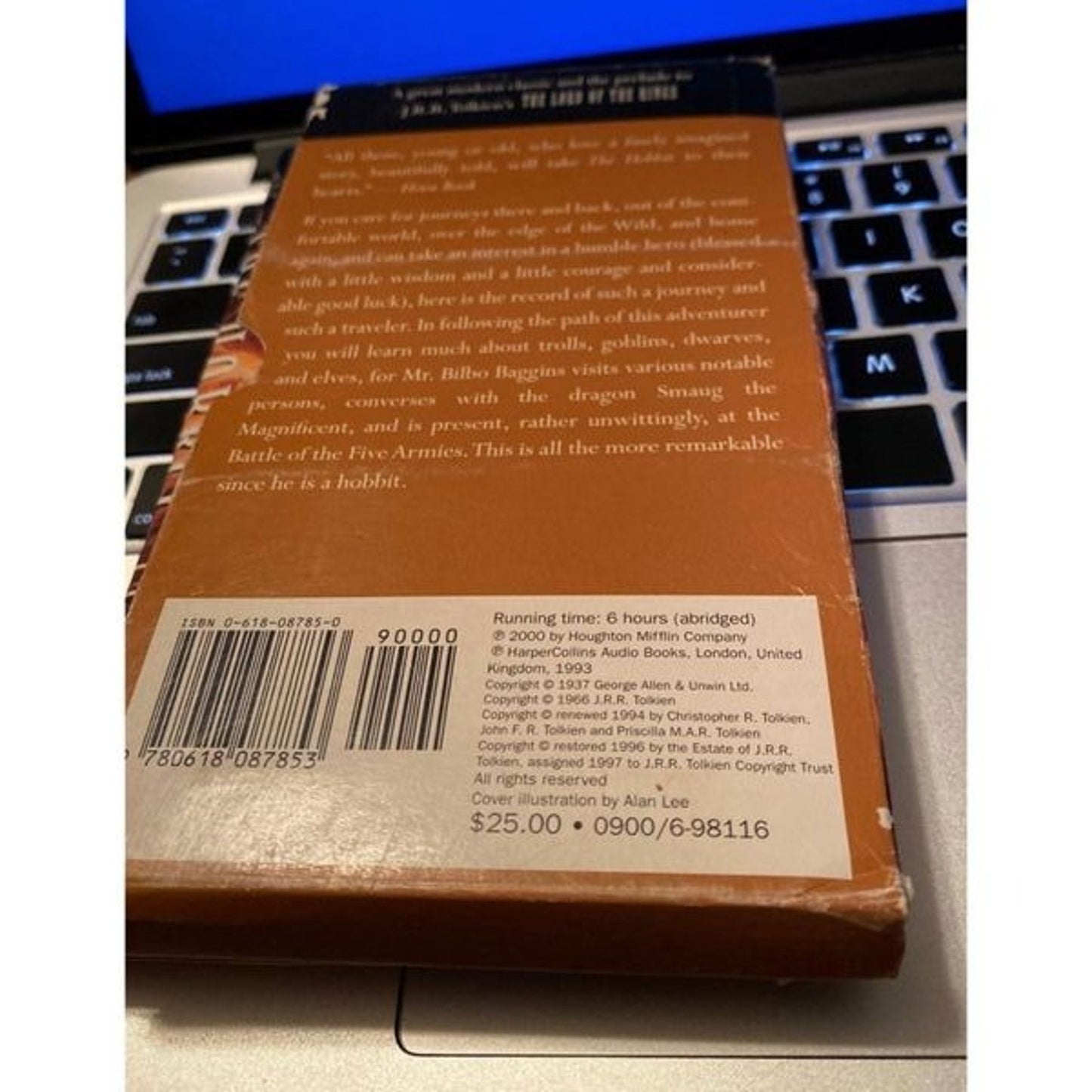 The Hobbit Unabridged Recording on Cassette