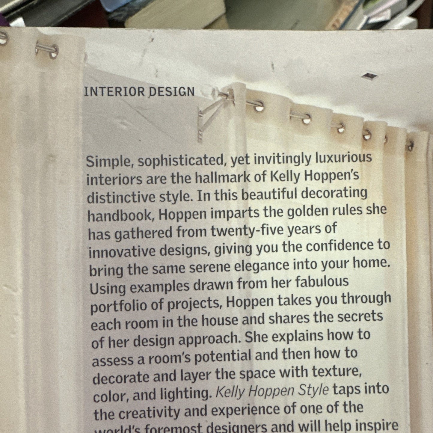Kelly Hoppen STYLE Golden Rule of Design Minimal Luxurious Interior Decorating