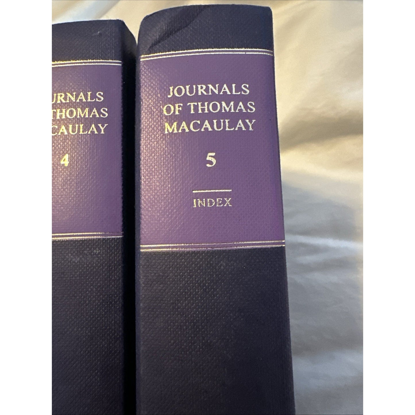 The Journals of Thomas Babington Macaulay by William Thomas Set Of 5 (HC, 2008)