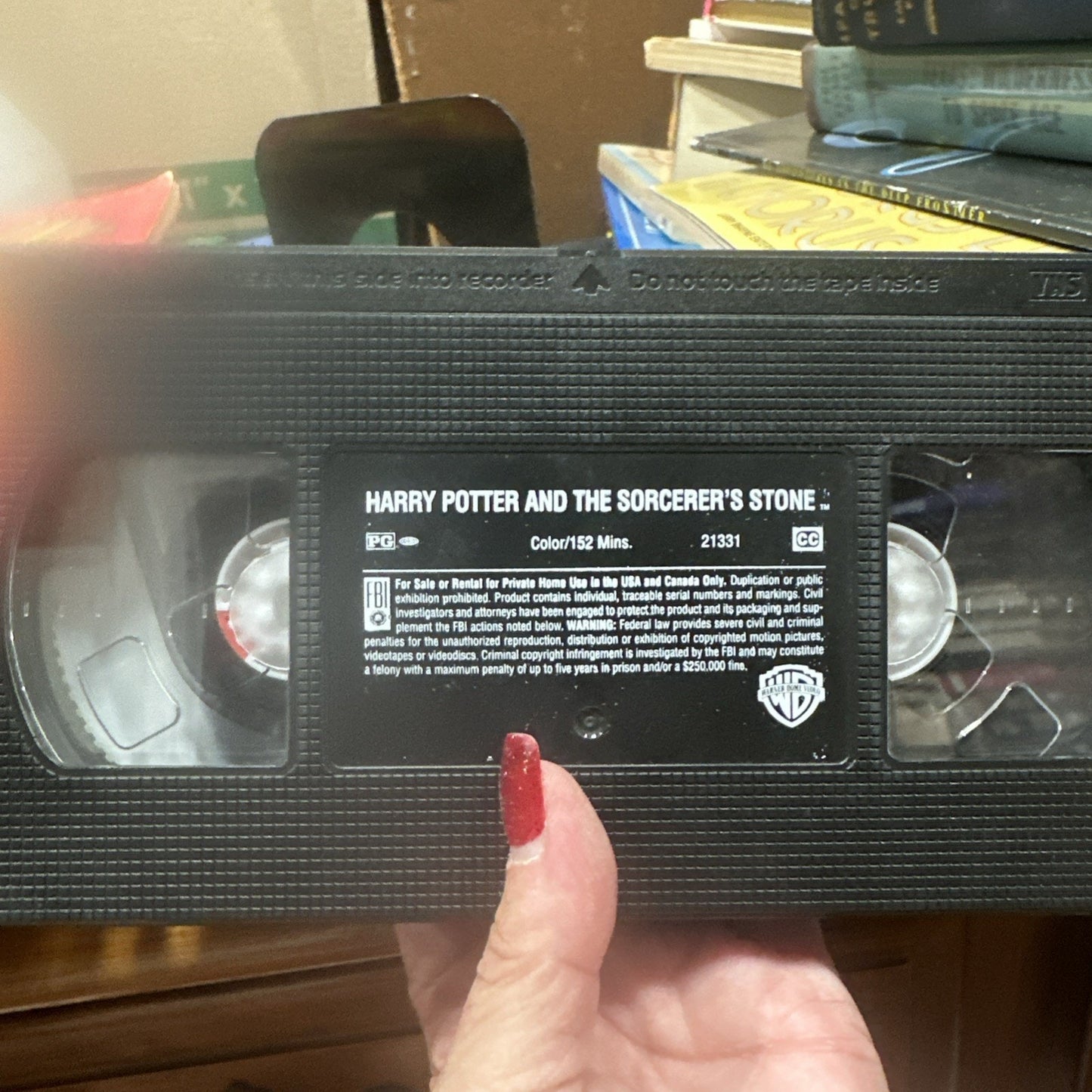 Harry Potter and the Sorcerers Stone (VHS, 2002, Includes 5 Additional Minutes)
