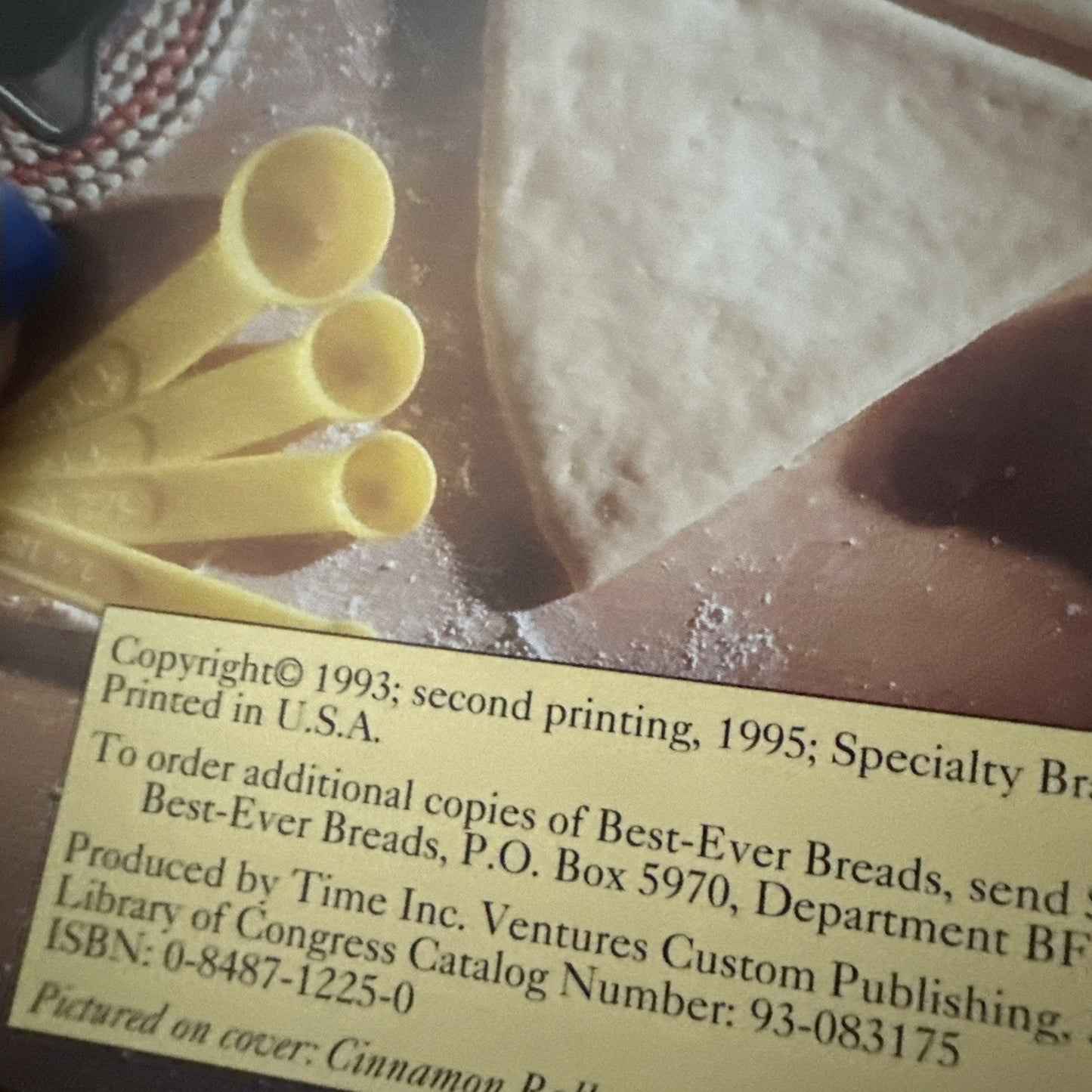 Pre-Owned Fleischmann's Yeast Best-Ever Breads Cookbook 2nd Printing 1995