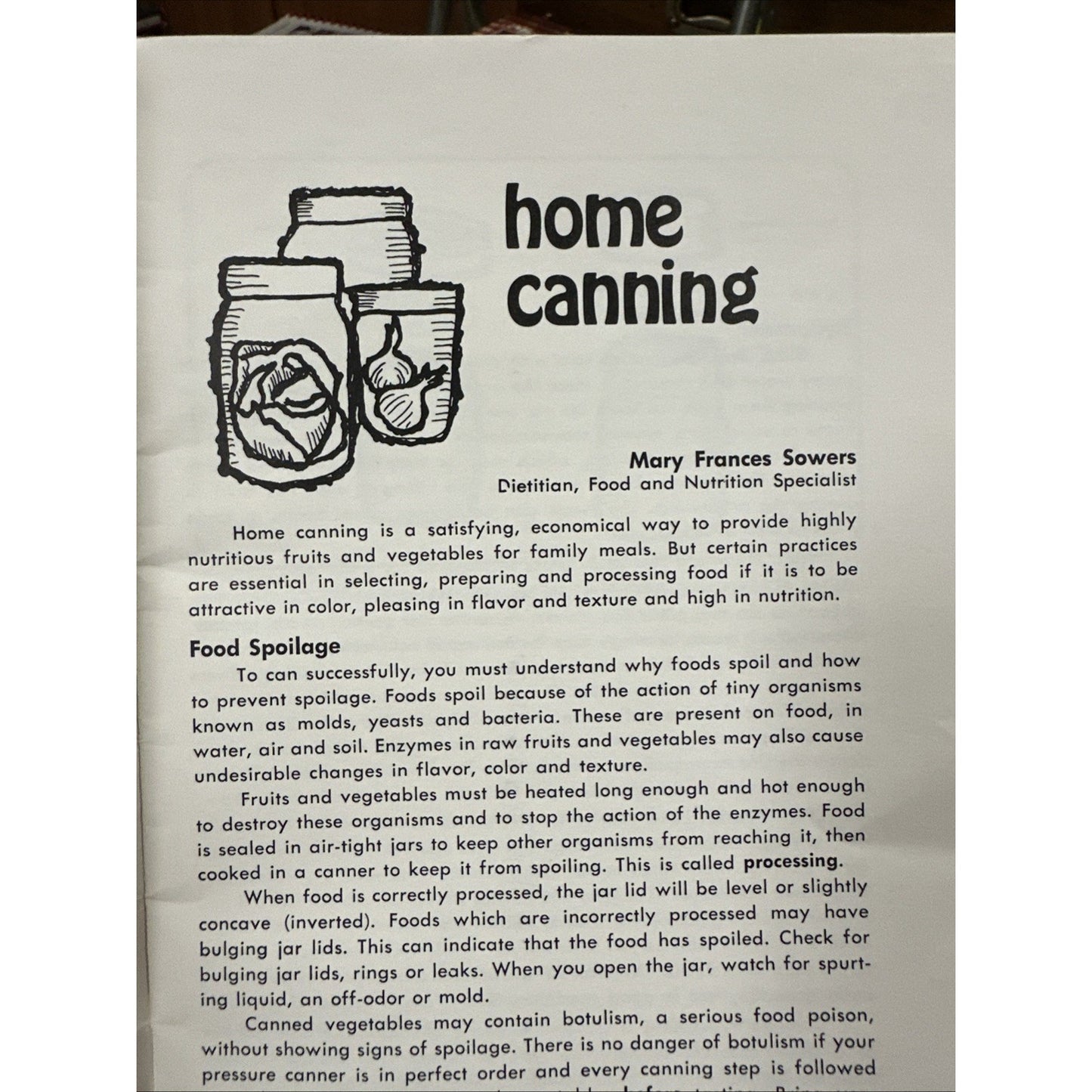 Home Canning, Oklahoma State University Extension, C-3402