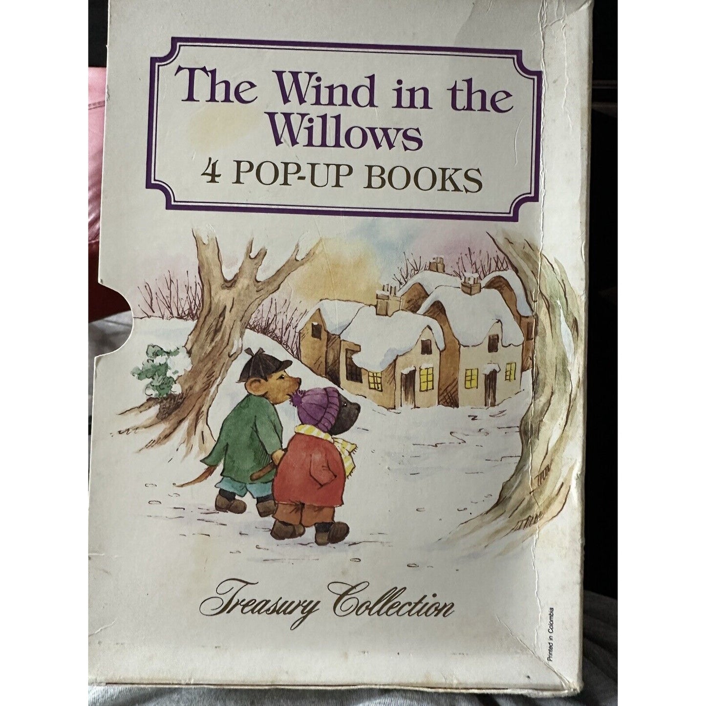 The Wind in the Willows Pop Up Books 1988 Treasury Collection Childrens Set of 4