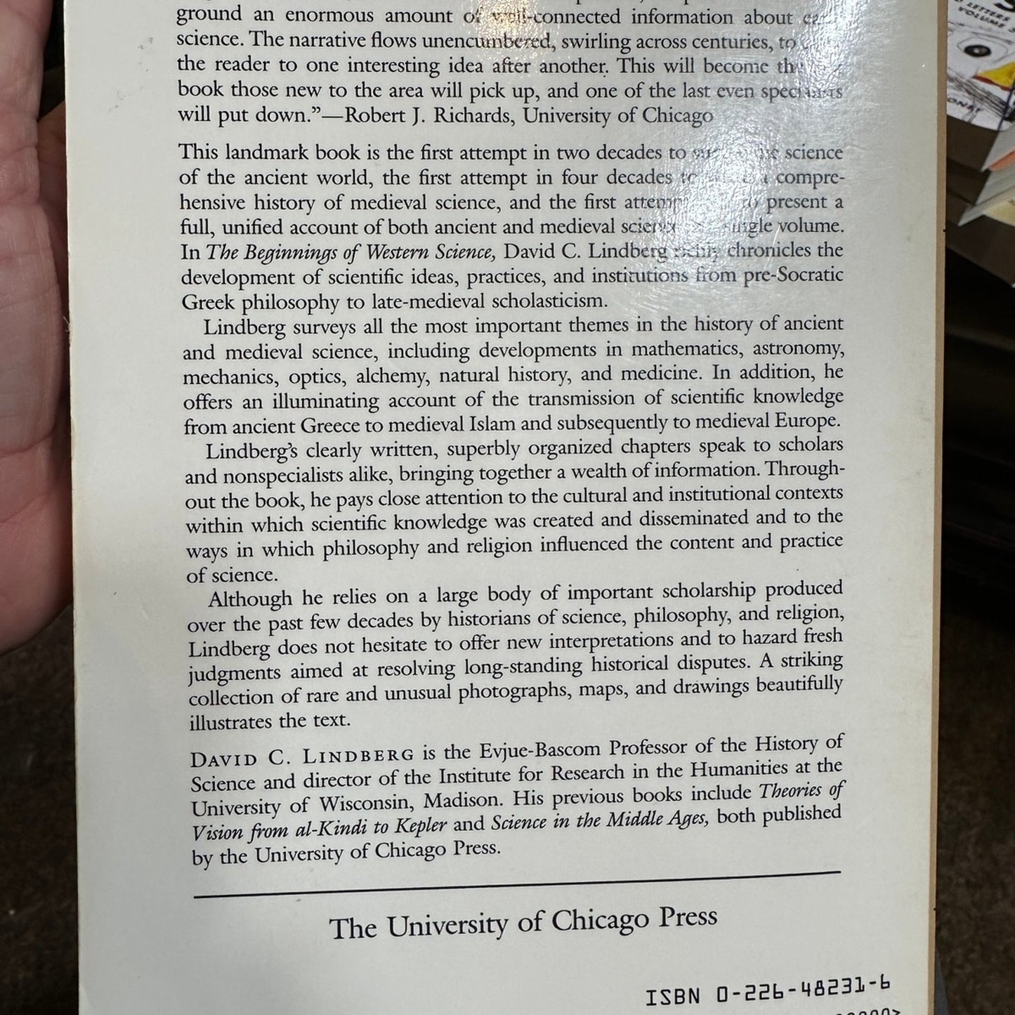 The Beginnings of Western Science