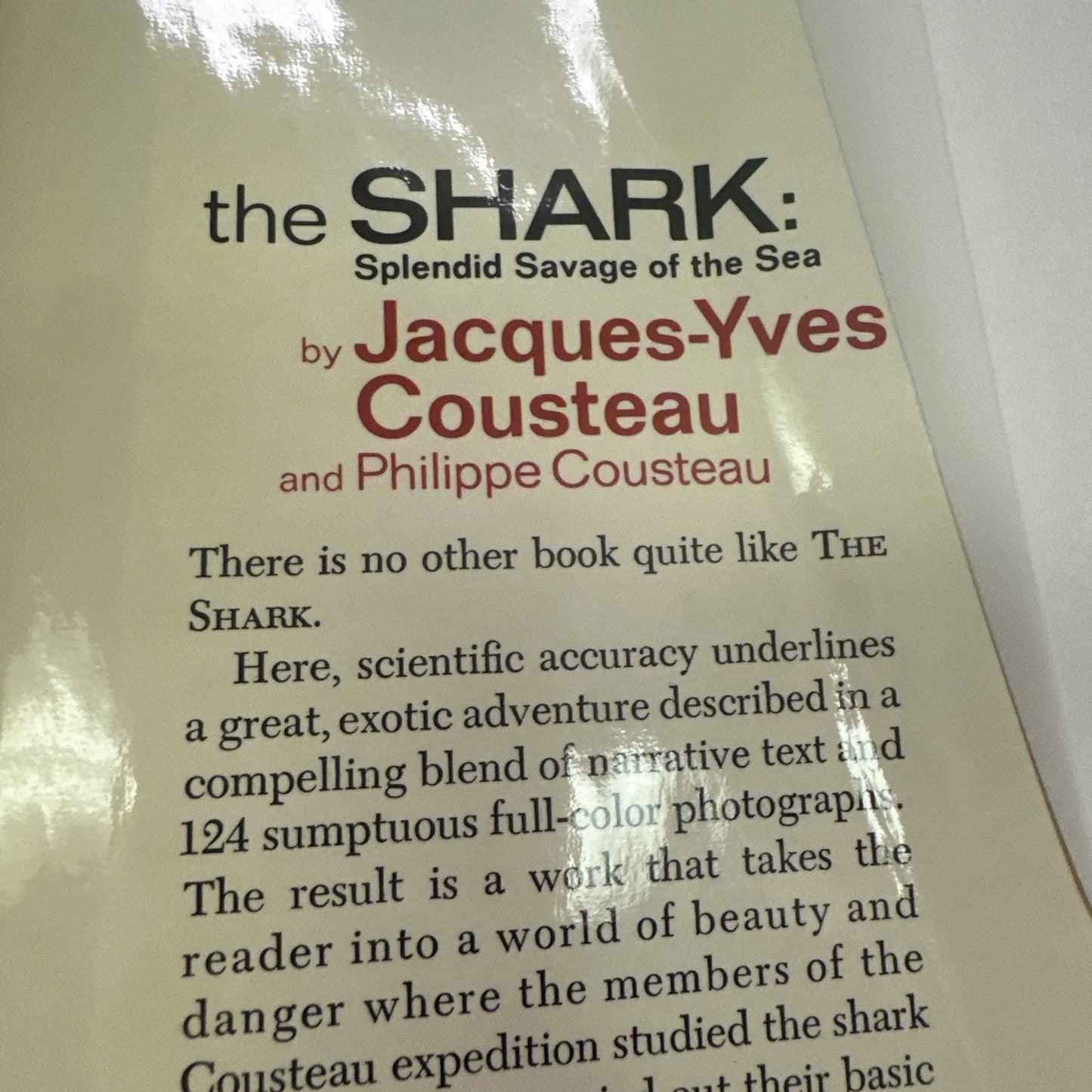 The Shark - Jacques-Yves Cousteau (Dust Jacket, 1970)