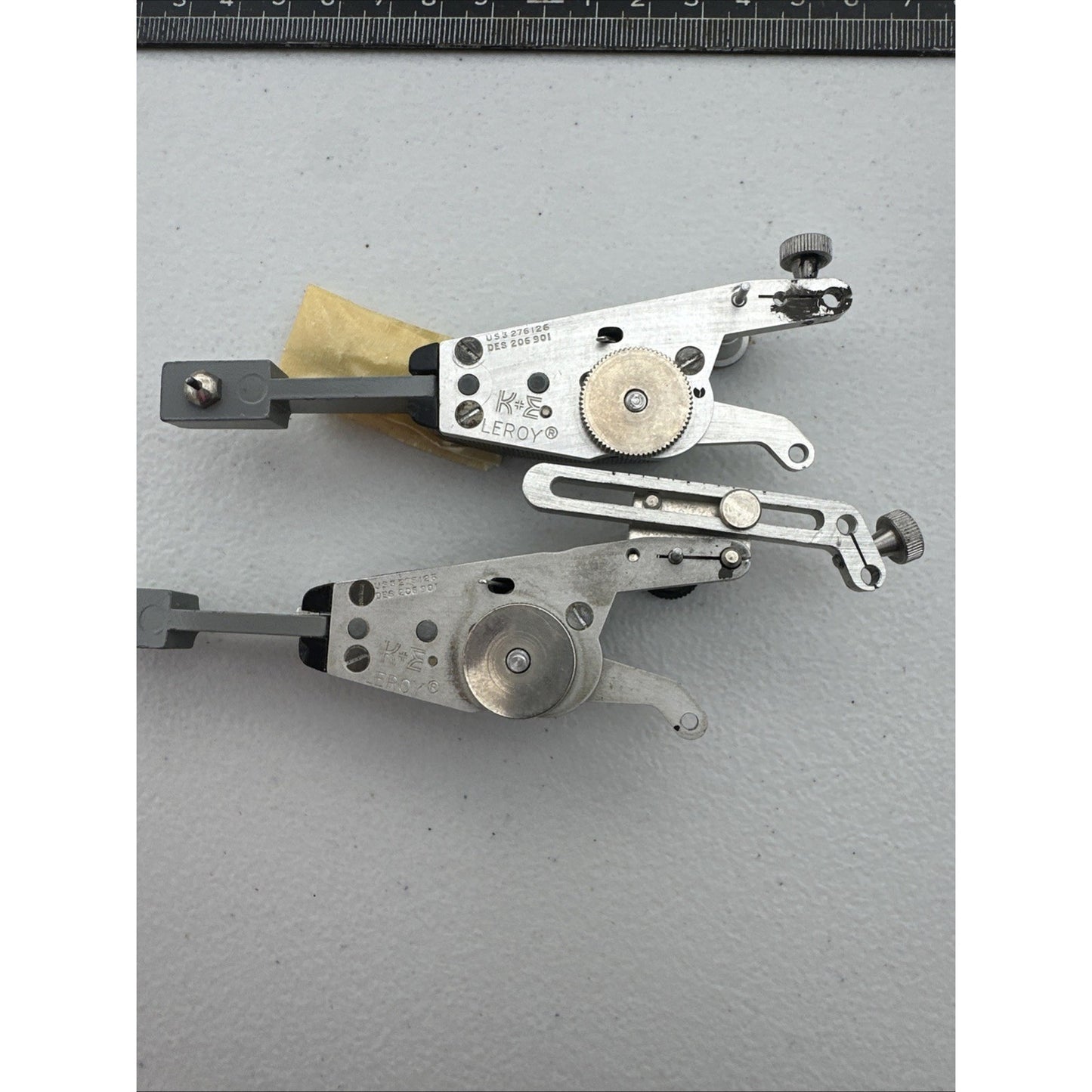 2 K+E Leroy Lettering & Symbols Adjustable Scriber