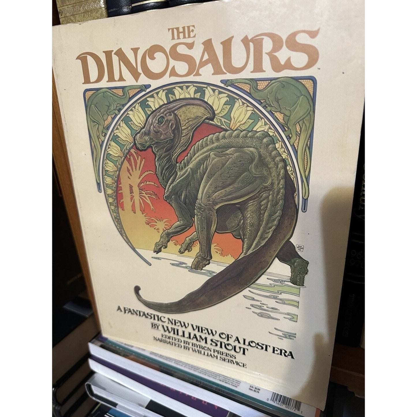 The Dinosaurs A Fantastic View of a Lost Era by William Stout (TPB, Bantam 1981)