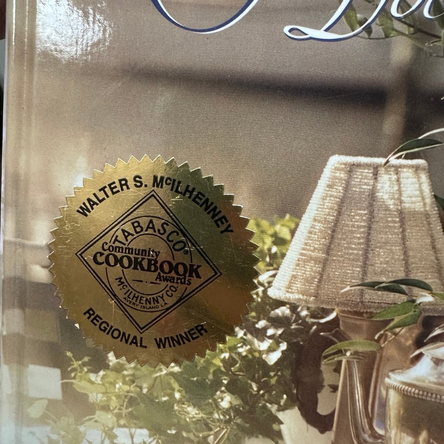 Settings on the Dock of the Bay Vintage Cookbook Hardback