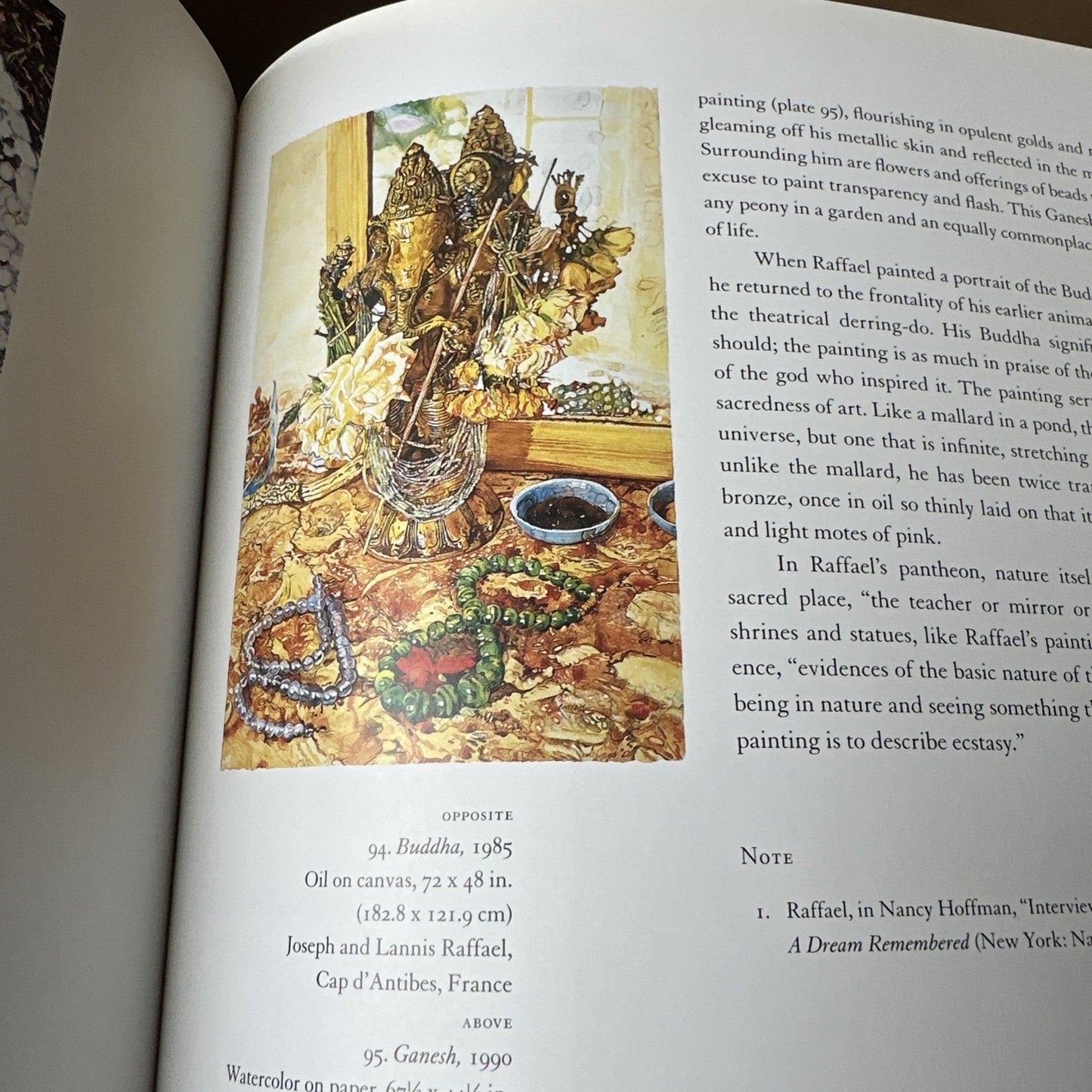 Reflections of Nature: Paintings by Joseph Raffael by Wallach