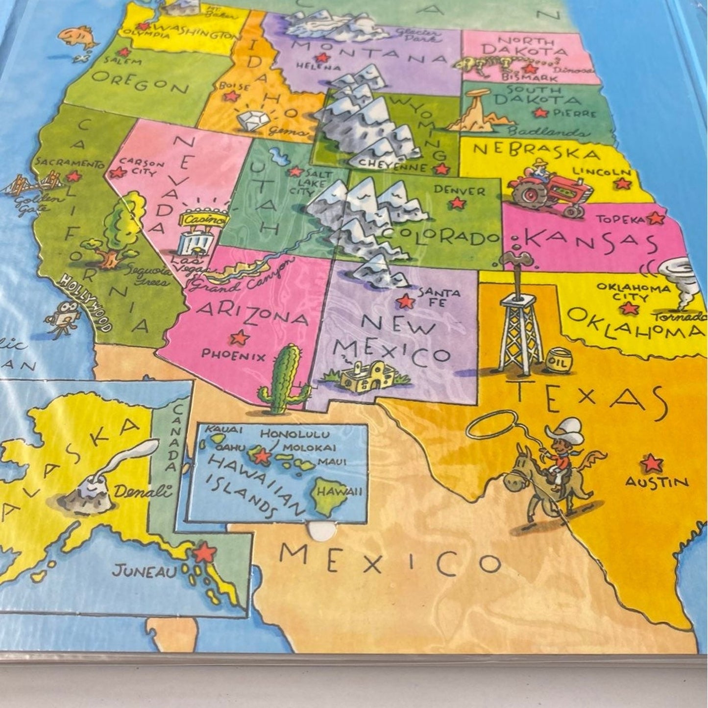 50 states: a state-by-state tour of the USA by Erin McHugh (Hardback)
