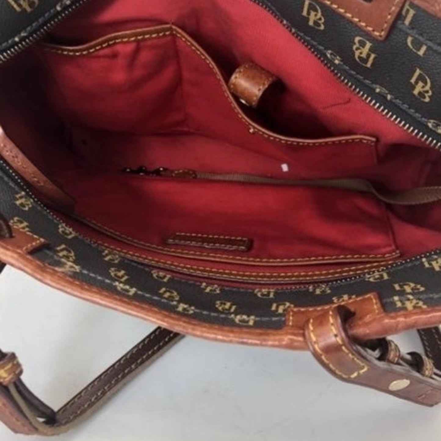 Dooney And Bourke Gretta Small Leisure Shopper Tote Smoke Grey