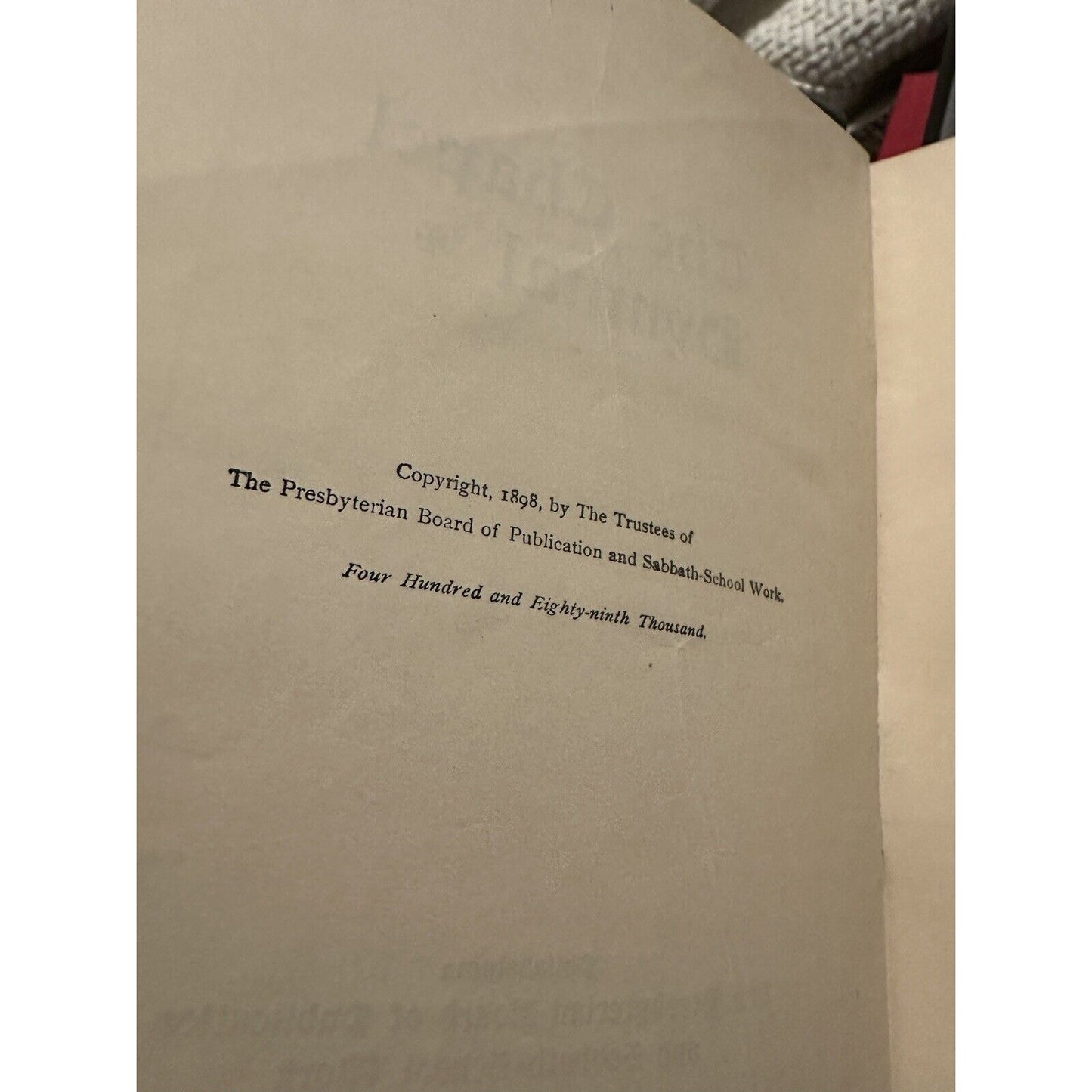 "The Chapel Hymnal" Edited by Louis F. Benson 1917 (HC) - The Presbyterian Board