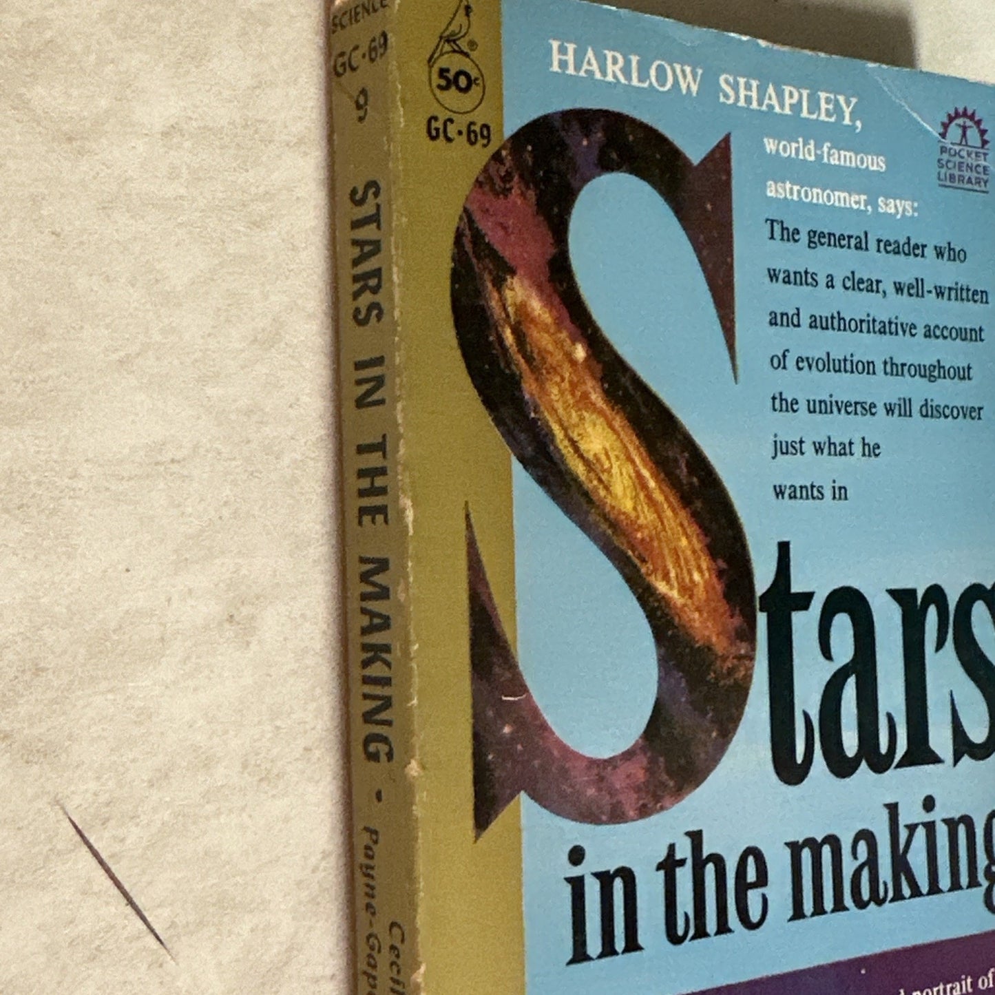 Stars in the Making - Cecilia Payne-Gaposchkin, 1959 sc, Pocket Books (GC-69)