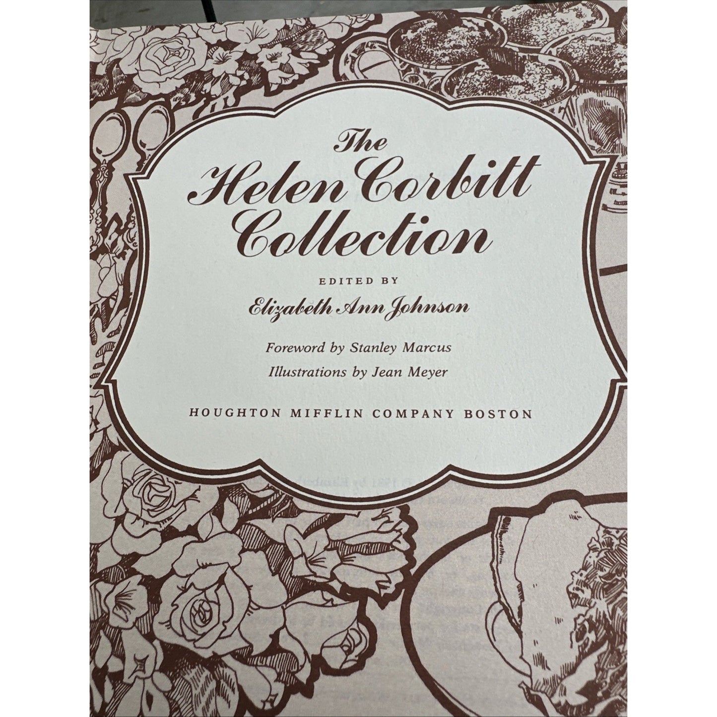 HELEN CORBITT COLLECTION Cookbook Neiman Marcus Zodiac Room Greenhouse Texas