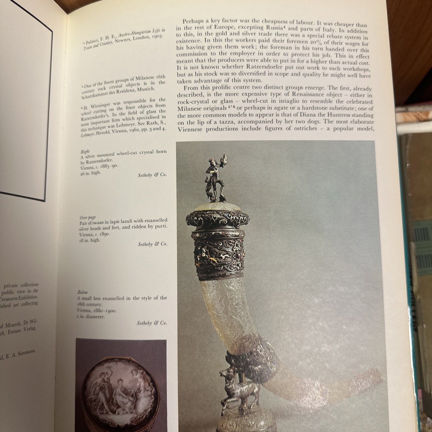 Antique Gold and Enamelware In Color 1971 by Howard Ricketts Book