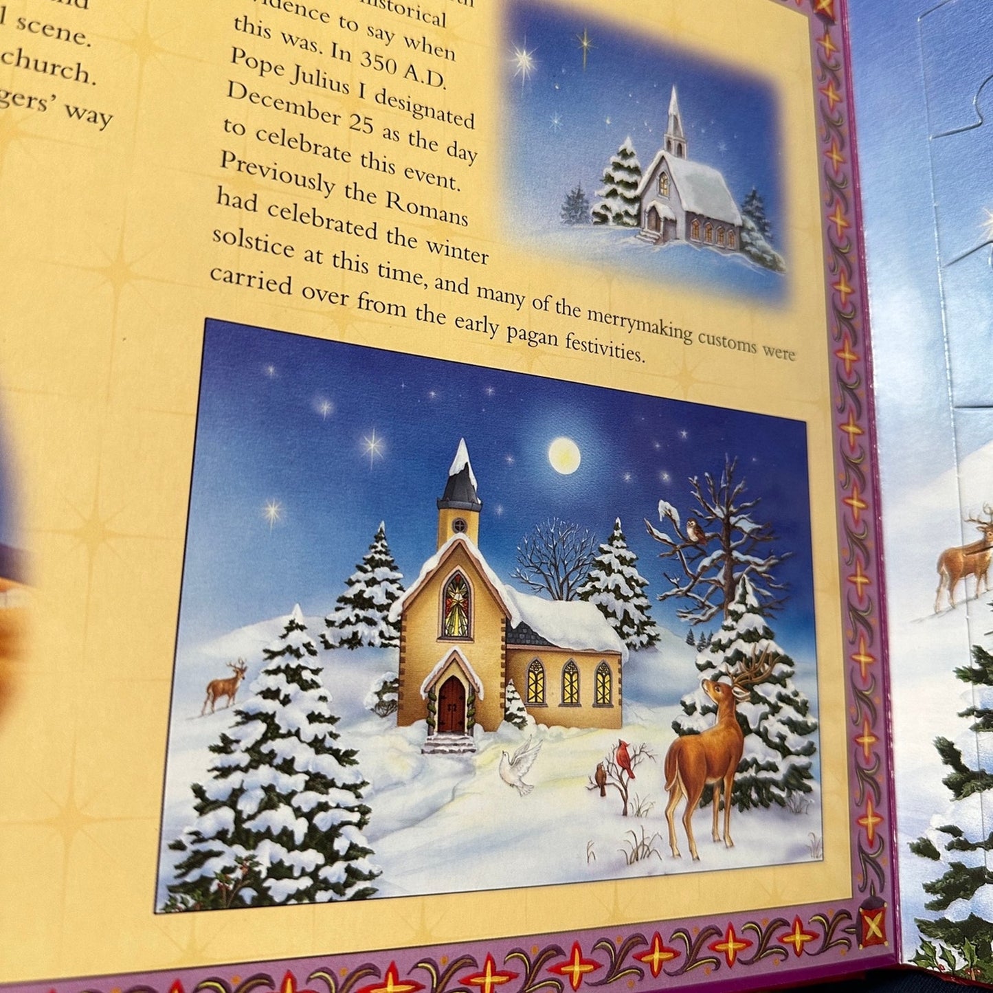Christmas Joy Jigsaw book with CD