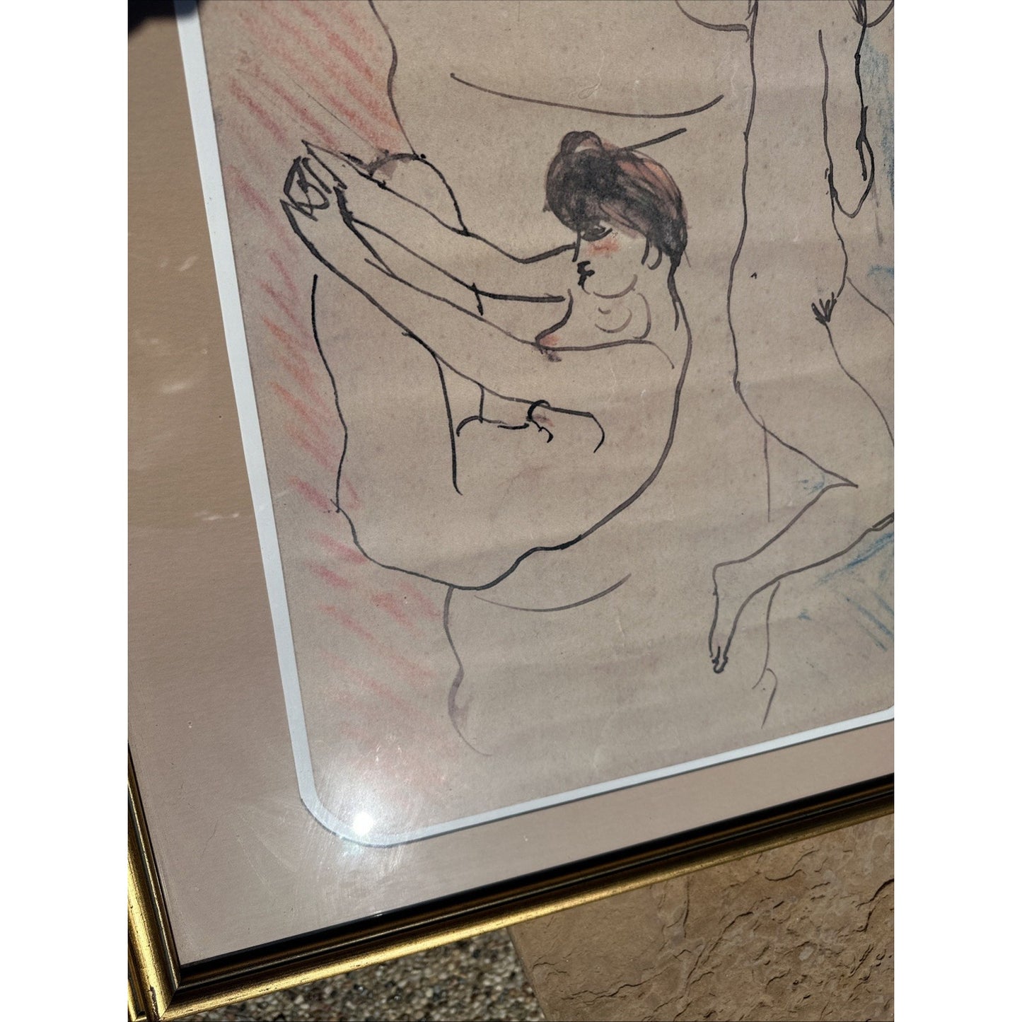 Pablo Picasso - 1902 Deux femmes nues sketch Copy