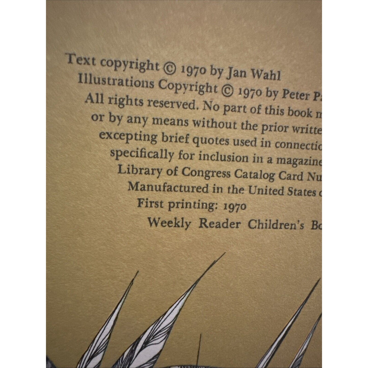 1st printing, BCE, Doctor Rabbit by Jan Wahl Peter Parnall HC