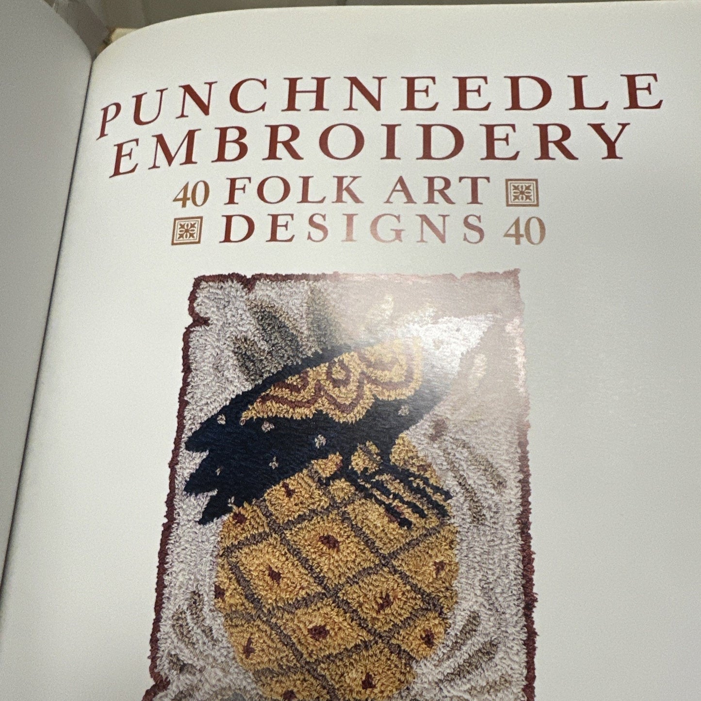 Punchneedle Embroidery: 40 Folk Art Designs Signed